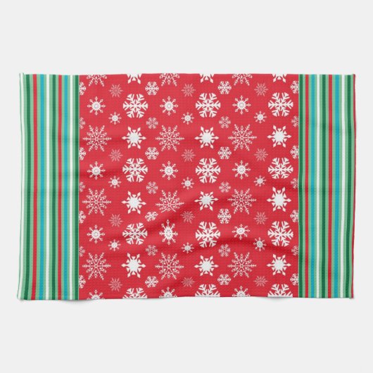 Snowflakes Microfiber Kitchen Towel Theedoek (Horizontaal)