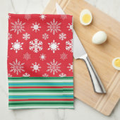 Snowflakes Microfibre Serviette de cuisine (Quart Plié)