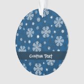 Snowflakes Motif sur Blue (devant)