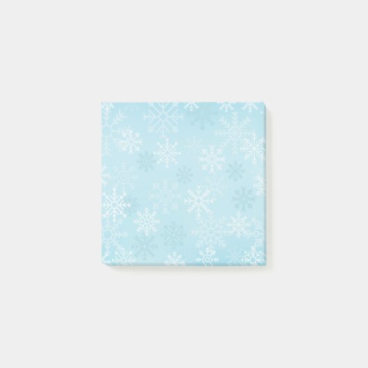 Snowflakes na de feestdag post-it® notes (Voorkant)