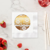 Snowflakes papier voor fijne kerst Napkin 2 Servetten (Insitu)