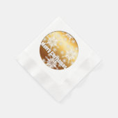 Snowflakes papier voor fijne kerst Napkin 2 Servetten (Hoek)