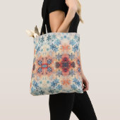  Snowflakes Patroon - Canvas tas (Dichtbij)