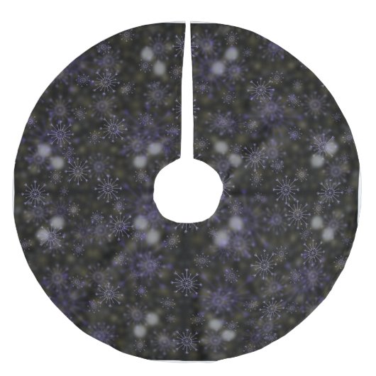 Snowflakes patroon kerstboom rok (Voorkant)