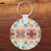  Snowflakes Patroon - Sleutelhanger (Voorkant)