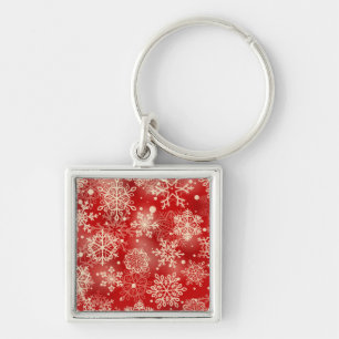 Snowflakes patroon sleutelhanger