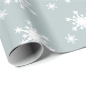 Snowflakes Pattern Holiday Cadeaupapier (Rol Hoek)