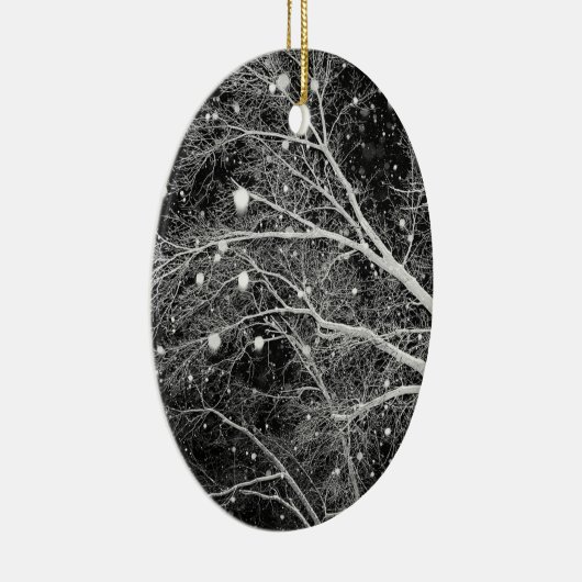 Snowflakes Photo Xmas Tree Keepsaké Décorations (Droite)