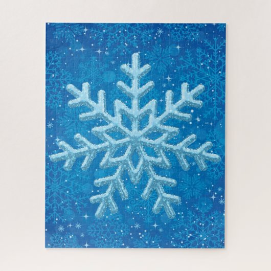 Snowflakes Puzzle Legpuzzel (Verticaal)