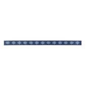 Snowflakes Ribbon Lint (Voorkant)