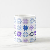 Snowflakes scandinave Mug café (Centre)