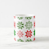 Snowflakes scandinave Mug café (Centre)