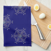 Snowflakes Serviette de cuisine (Quart Plié)