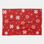 Snowflakes Serviette de cuisine (Horizontal)