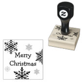 Snowflakes Stempel voor kerst en Snowflakes (Gestempeld)