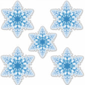 Snowflakes Sticker (Voorkant)