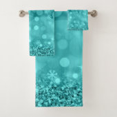 Snowflakes turquoise (En situation)
