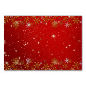 Snowflakes Twinkings Stars Cartes de Noël (Dos)