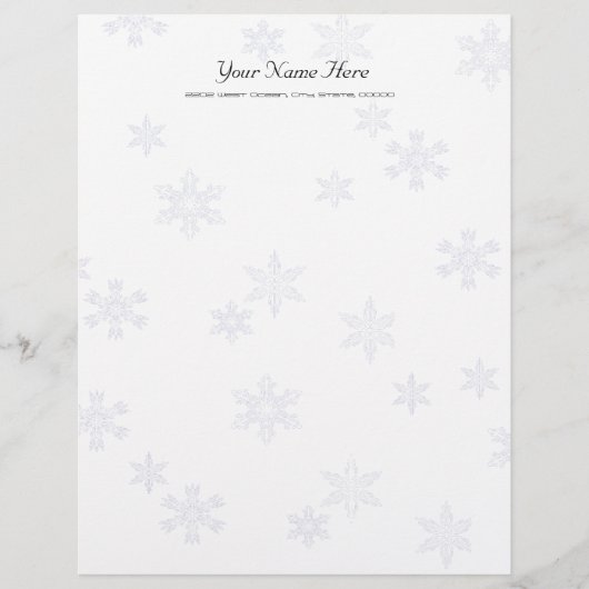 Snowflakes van briefpapier (Voorkant)