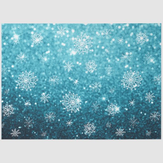 Snowflakes van de kerstwinter tissuepapier (Voorkant)