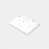 Snowflakes van feestdag post-it® notes (Schuin)