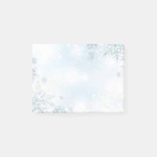 Snowflakes van feestdag post-it® notes (Voorkant)