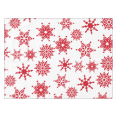 Snowflakes van kerstfeestjes tafelkleed (Voorkant (Horizontaal))