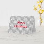 Snowflakes voor fijne kerst kaart (Gele Bloem)