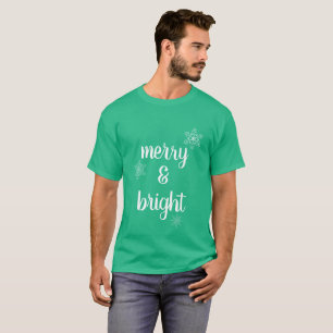 Snowflakes voor fijne kerst t-shirt