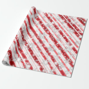 Snowflakes voor kerstsnoep cadeaupapier