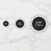 Snowflakes, voor prettig kerstscript confetti (Achterkanten)