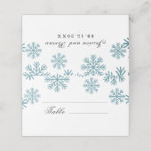 Snowflakes Wedding (Buitenkant ongevouwen)