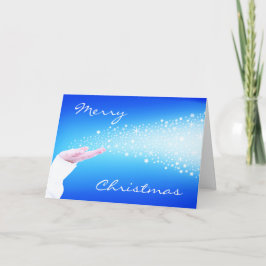 Snowflakes Wenskaart met kerstmis Feestdagen Kaart