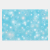 Snowflakes winter Elegant pastelkleuren kerstkleur Inpakpapier Vel (Voorkant)