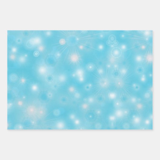 Snowflakes winter Elegant pastelkleuren kerstkleur Inpakpapier Vel (Voorkant)