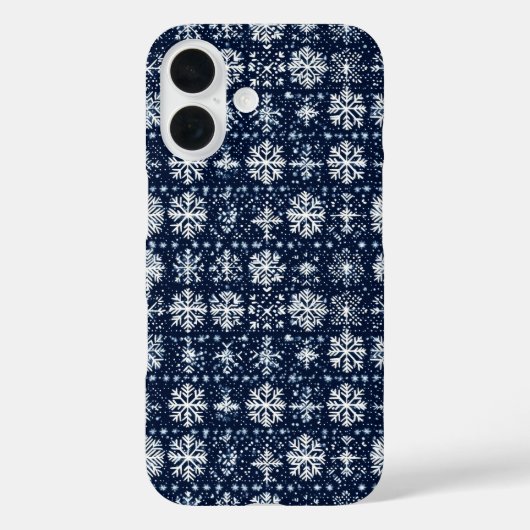 Snowflakes Winter Pattern Case-Mate iPhone Case (Achterkant)