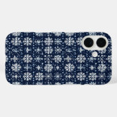 Snowflakes Winter Pattern Case-Mate iPhone Case (Achterkant (horizontaal))