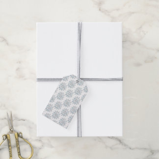 Snowflakes, wintersneeuwstorm cadeaulabel