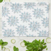 Snowflakes, wintersneeuwstorm theedoek (Gevouwen)