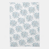 Snowflakes, wintersneeuwstorm theedoek (Verticaal)