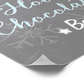 Snowflakkeringen van Blue Boy Poster (Hoek)