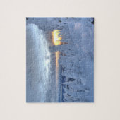 Snowghosts bij zonsondergang in het Whitefish Moun Legpuzzel (Verticaal)