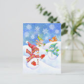 SnowGirls Briefkaart (Staand voorkant)