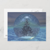 Snowglobe Briefkaart (Voorkant / Achterkant)