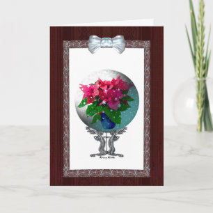 Snowglobe Christmas Wenskaart Feestdagen Kaart