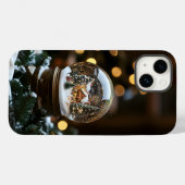 Snowglobe coque iphone - Parfait pour Noël ! (Verso (horizontal))