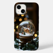 Snowglobe iPhone Case - Perfect voor Kerstmis! (Achterkant)
