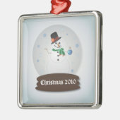  Snowglobe Metalen Ornament (Links)