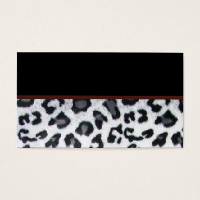 snowleopard avec garniture noire (Devant)