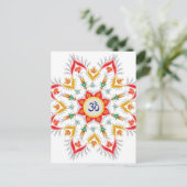 Sn'owm flakes!!!" briefkaart (Staand voorkant)